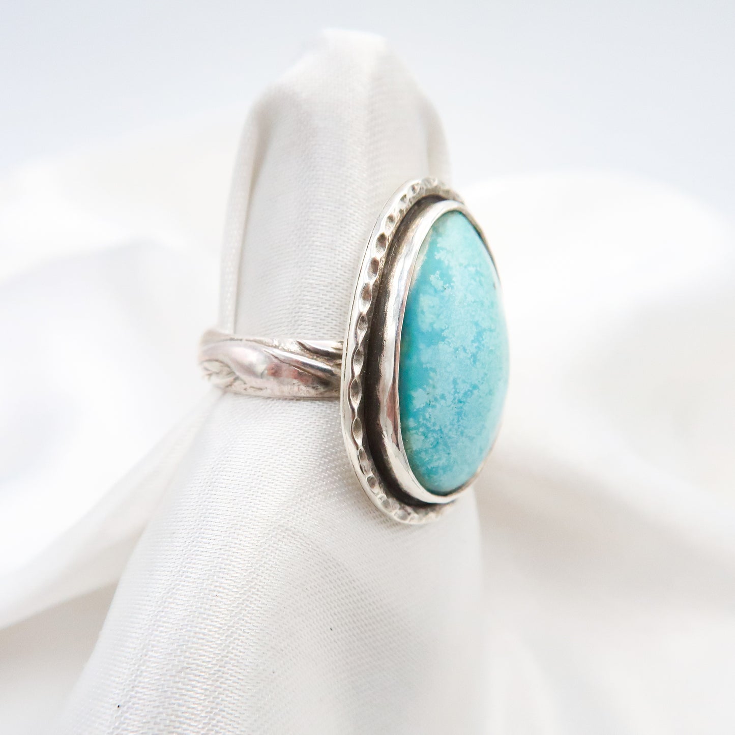 Turquoise Oval Statement Ring