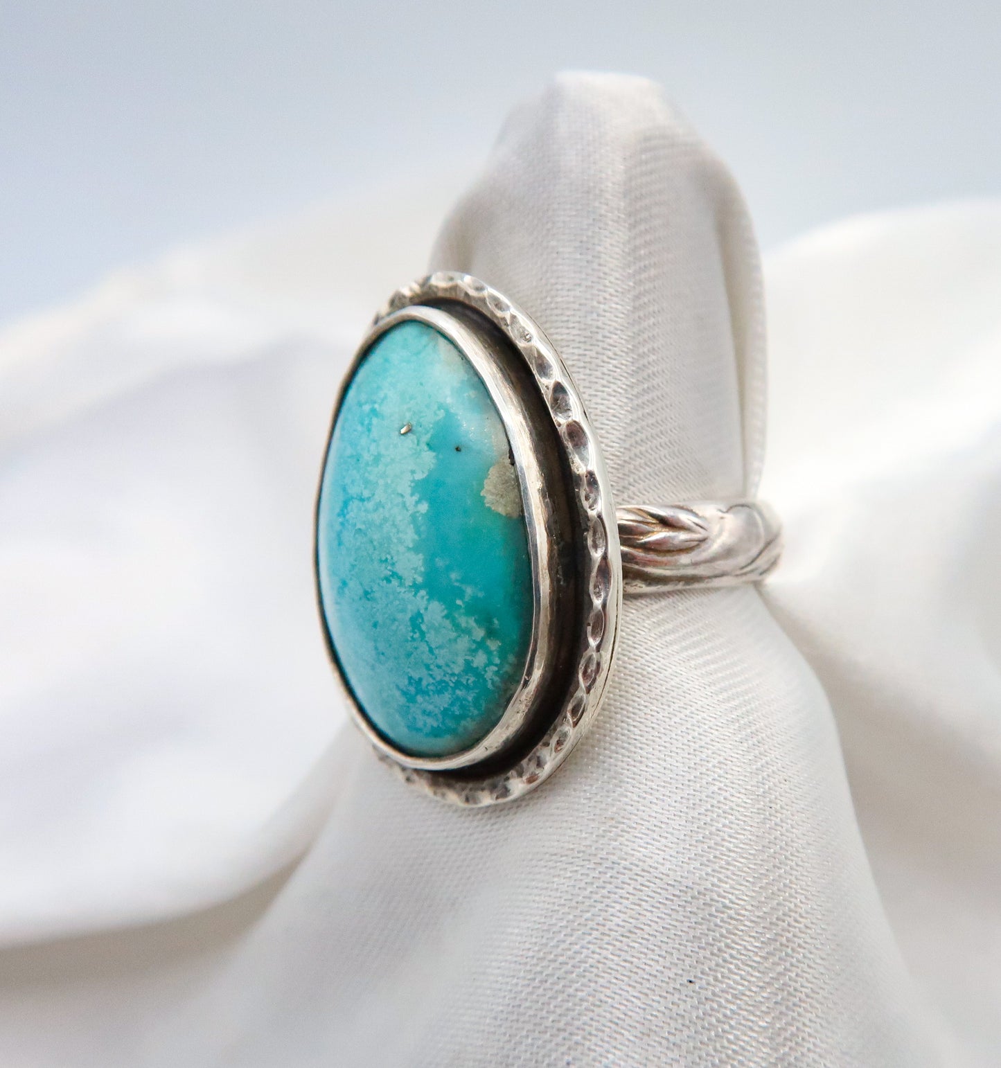 Turquoise Oval Statement Ring