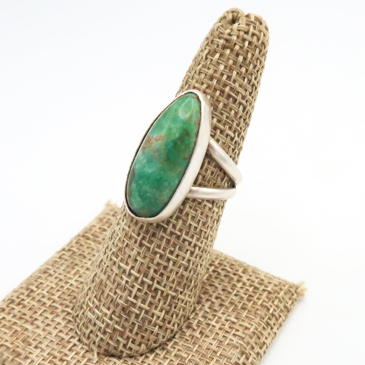 Green Royston Turquoise Sterling Silver Ring