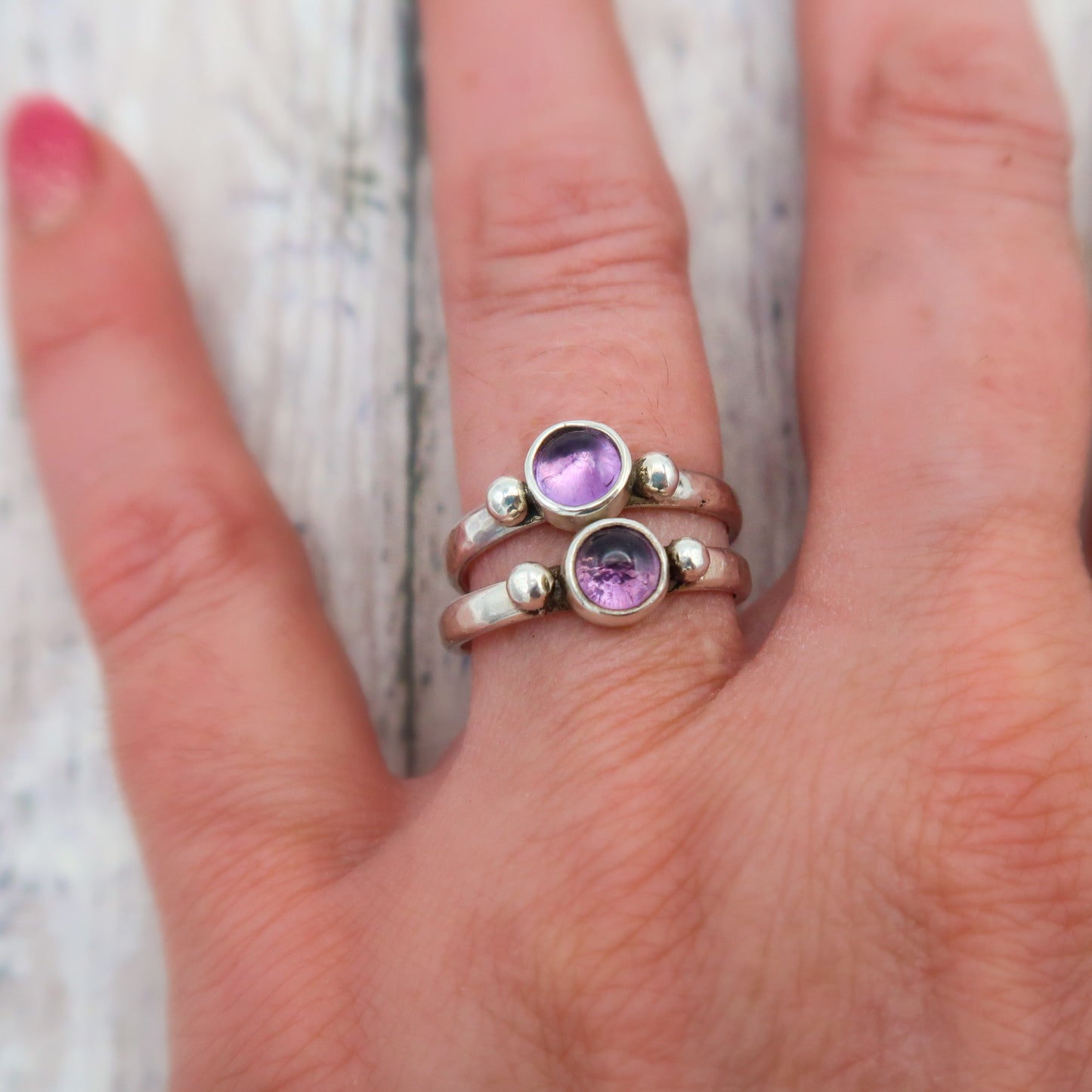 Amethyst Sterling Silver Ring