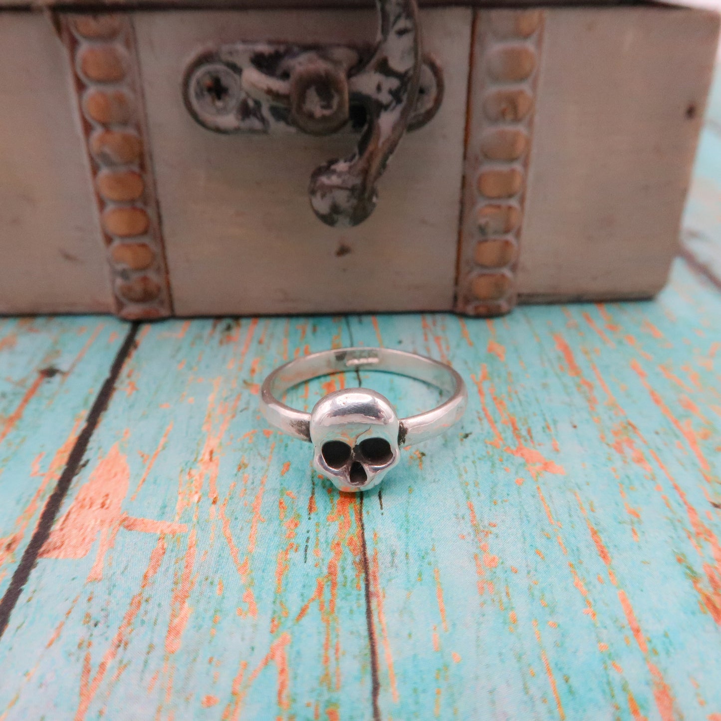 Skull Ring Sterling Silver