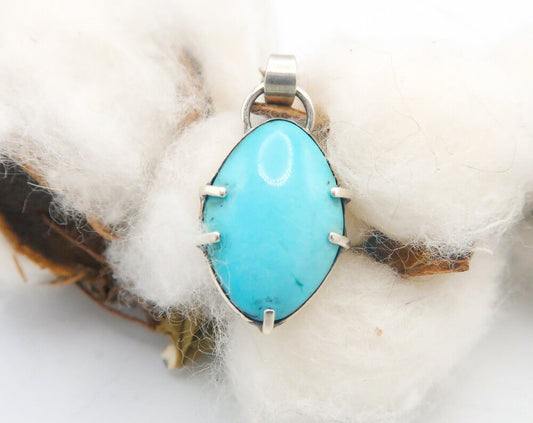 Turquoise Statement Necklace Pendant